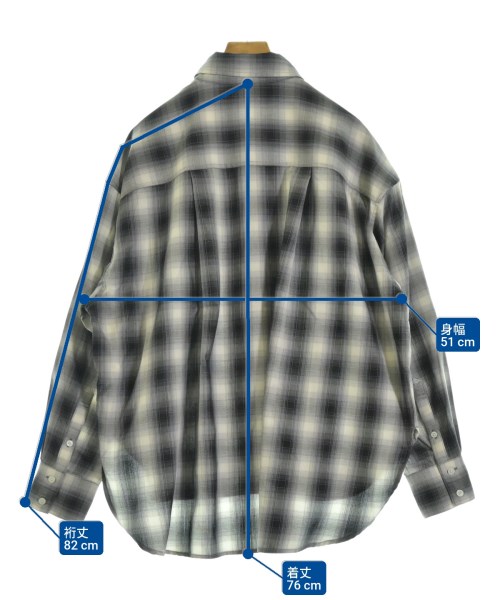 LOWRYS FARM（ローリーズファーム）カジュアルシャツ グレー サイズ:F レディース/2200667777040