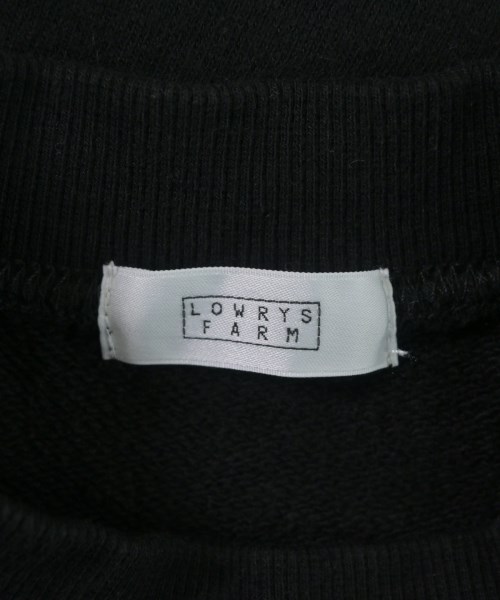 LOWRYS FARM（ローリーズファーム）スウェット 黒 サイズ:1(S位) レディース/2200665960093