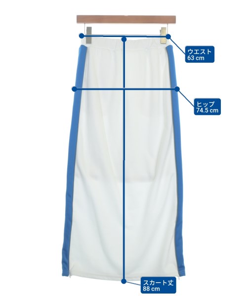 LOWRYS FARM（ローリーズファーム）ロング・マキシ丈スカート 白 サイズ:F レディース/2200669123029