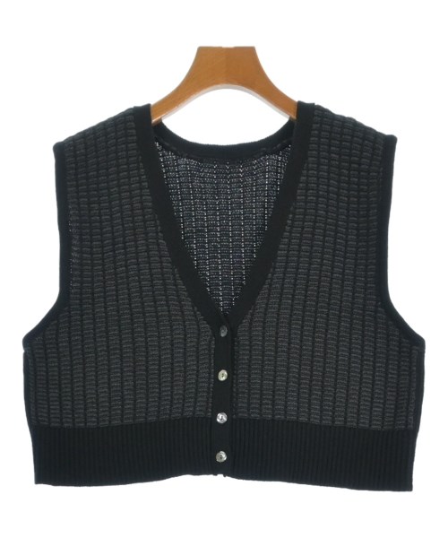 LOWRYS FARM(ローリーズファーム)ベスト 黒 サイズ:F/2200666100030