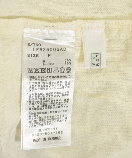 LOWRYS FARM（ローリーズファーム）カジュアルシャツ 白 サイズ:F レディース/2200722436028