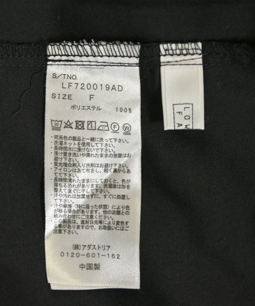 LOWRYS FARM（ローリーズファーム）シャツワンピース 黒 サイズ:F レディース/2200726099106