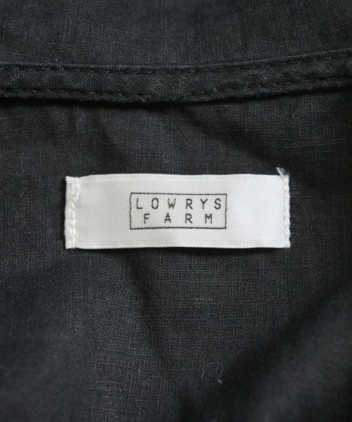 LOWRYS FARM（ローリーズファーム）カジュアルシャツ 黒 サイズ:F レディース/2200716205210