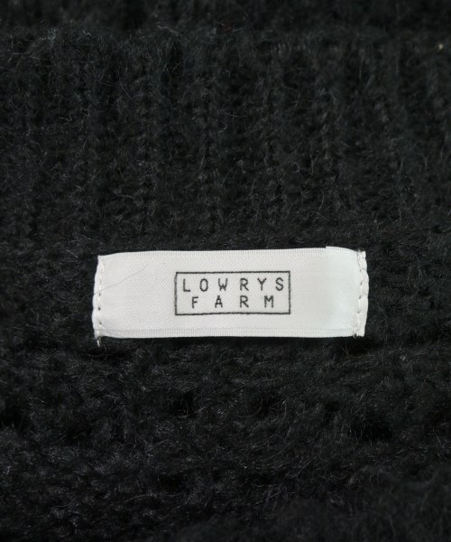 LOWRYS FARM（ローリーズファーム）ニット・セーター 黒 サイズ:F レディース/2200720398205