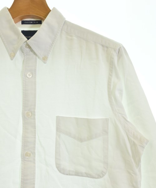 LAPIS BEAMS（ラピスビームス）カジュアルシャツ 白 サイズ:M メンズ/2200669245042