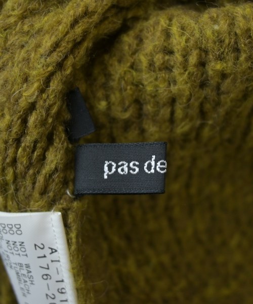 pas de calais（パドカレ）ニット・セーター 茶 サイズ:36(S位) レディース/2200638232066