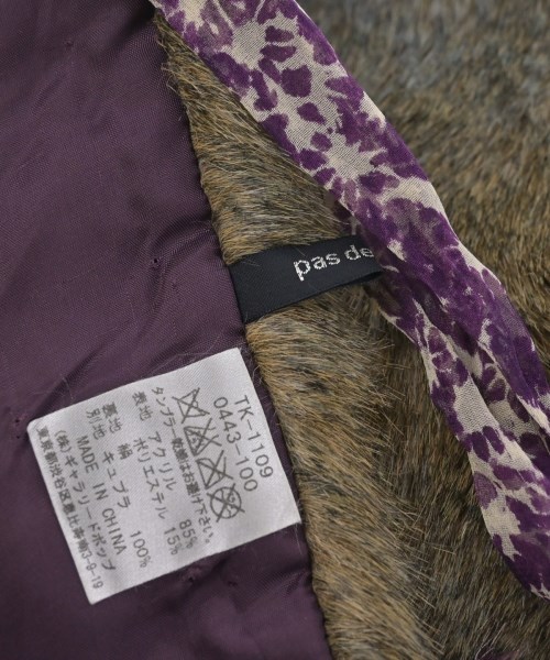 pas de calais（パドカレ）マフラー ベージュ サイズ:- レディース/2200644420020