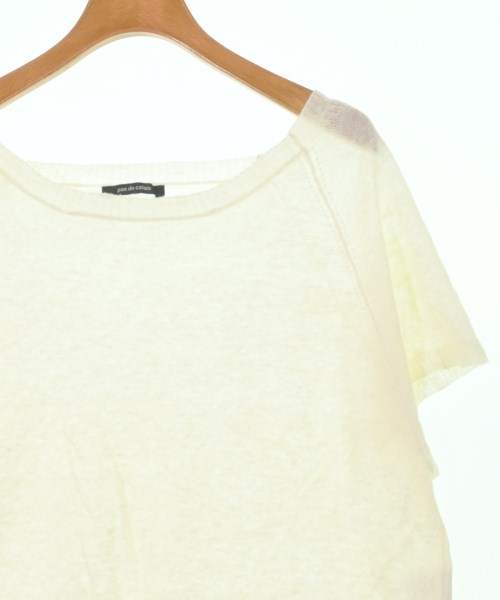 pas de calais（パドカレ）ニット・セーター 白 サイズ:38(M位) レディース/2200623407066