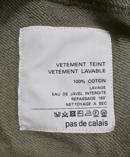 pas de calais（パドカレ）Tシャツ・カットソー カーキ サイズ:36(S位) レディース/2200625606030