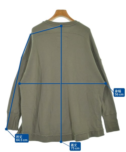 pas de calais（パドカレ）Tシャツ・カットソー カーキ サイズ:36(S位) レディース/2200625606030