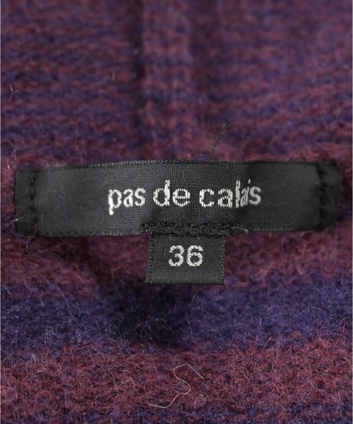 pas de calais（パドカレ）ニット・セーター 紫 サイズ:36(S位) レディース/2200625606061