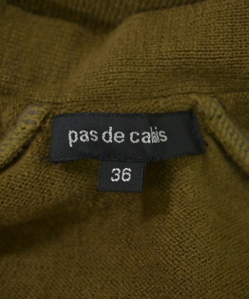 pas de calais（パドカレ）カーディガン カーキ サイズ:36(S位) レディース/2200626245016