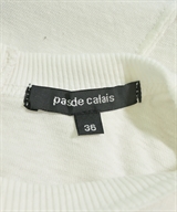 pas de calais（パドカレ）Tシャツ・カットソー 白 サイズ:36(S位) レディース/2200612571150
