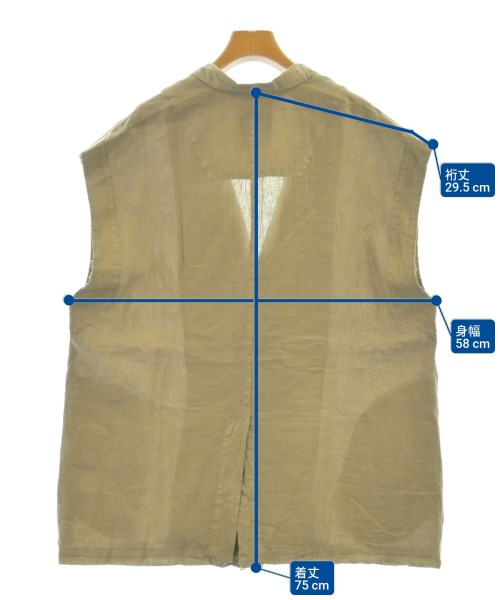 pas de calais（パドカレ）カジュアルジャケット ベージュ サイズ:36(S位) レディース/2200612178021