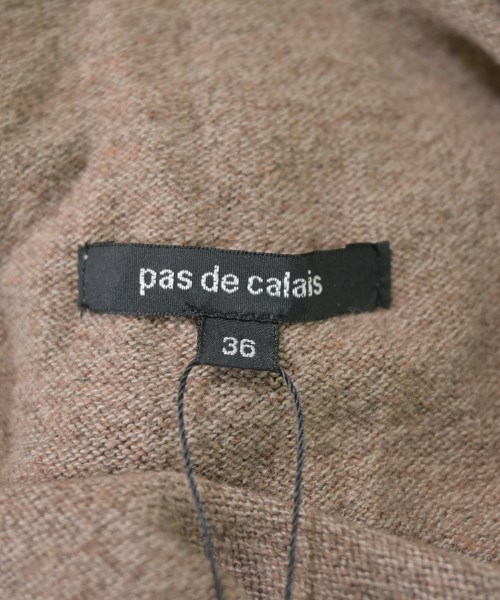 pas de calais（パドカレ）カーディガン 茶 サイズ:36(S位) レディース/2200612178045