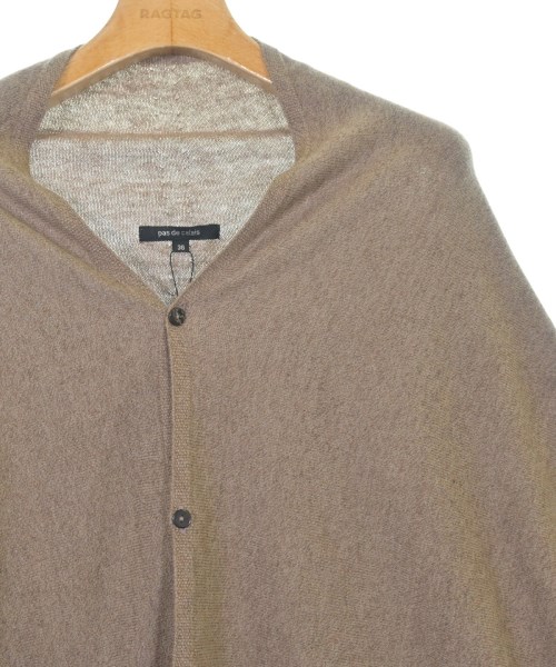 pas de calais（パドカレ）カーディガン 茶 サイズ:36(S位) レディース/2200612178045
