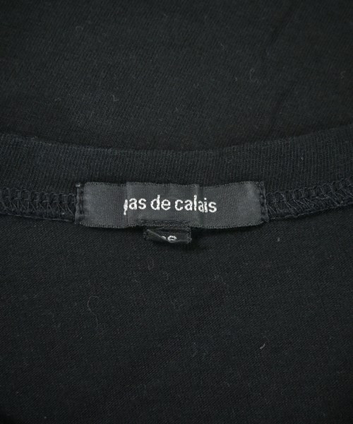 pas de calais（パドカレ）Tシャツ・カットソー 黒 サイズ:36(S位) レディース/2200612178069