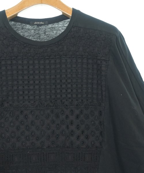 pas de calais（パドカレ）Tシャツ・カットソー 黒 サイズ:36(S位) レディース/2200612178069