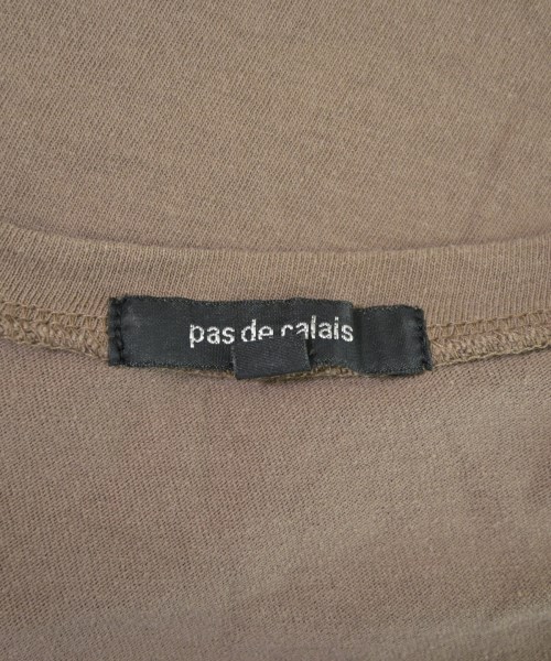 pas de calais（パドカレ）Tシャツ・カットソー 茶 サイズ:36(S位) レディース/2200612178076
