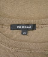 pas de calais（パドカレ）Tシャツ・カットソー 茶 サイズ:36(S位) レディース/2200612178083