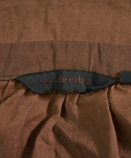 pas de calais（パドカレ）ブラウス 茶 サイズ:36(S位) レディース/2200602986018