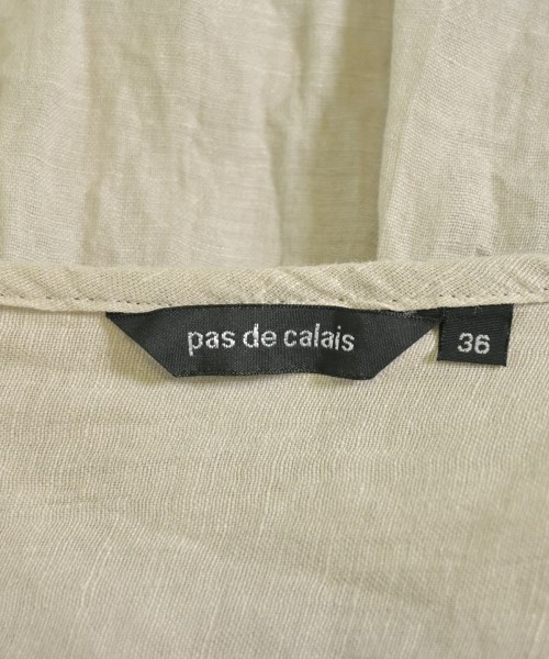 pas de calais（パドカレ）ブラウス ベージュ サイズ:36(S位) レディース/2200602986025