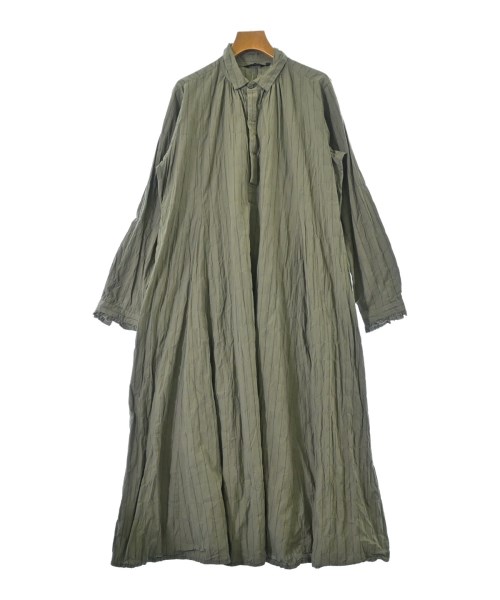 pas de calais(パドカレ)シャツワンピース カーキ サイズ:36(S位)/2200669072020