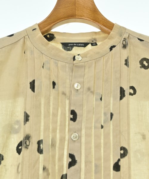 pas de calais（パドカレ）シャツワンピース ベージュ サイズ:36(S位) レディース/2200670313044