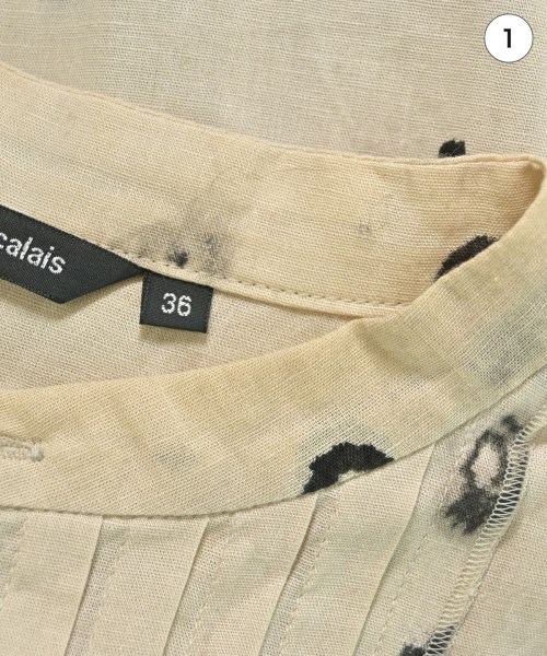 pas de calais（パドカレ）シャツワンピース ベージュ サイズ:36(S位) レディース/2200670313044
