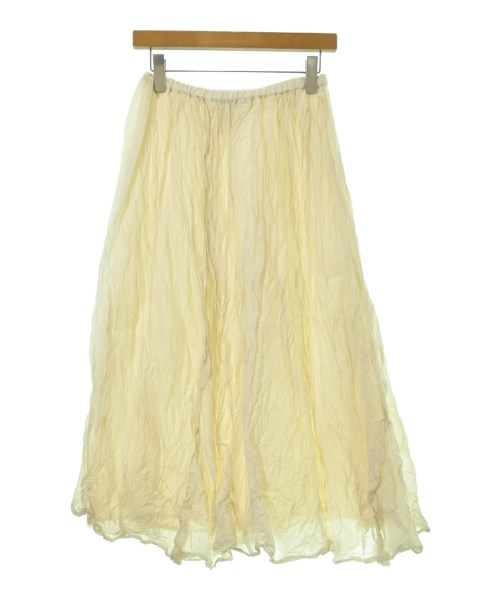 pas de calais(パドカレ)ロング・マキシ丈スカート 白 サイズ:36(S位)/2200670313051