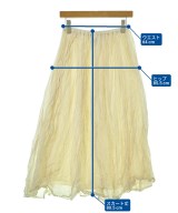 pas de calais（パドカレ）ロング・マキシ丈スカート 白 サイズ:36(S位) レディース/2200670313051