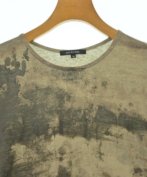 pas de calais（パドカレ）Tシャツ・カットソー カーキ サイズ:36(S位) レディース/2200670313082
