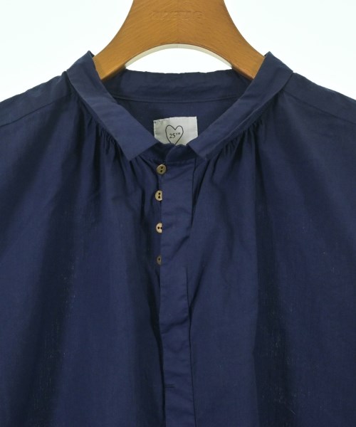 pas de calais（パドカレ）ブラウス 紺 サイズ:36(S位) レディース/2200670313099