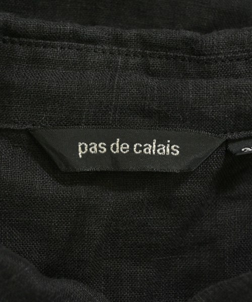 pas de calais（パドカレ）カジュアルシャツ 黒 サイズ:36(S位) レディース/2200681260016