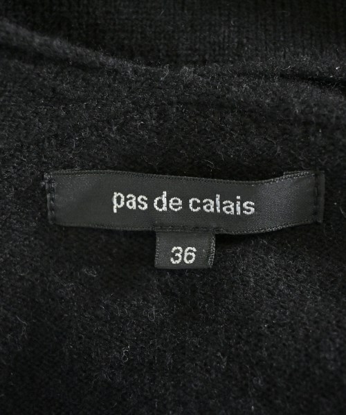 pas de calais（パドカレ）ニット・セーター 黒 サイズ:36(S位) レディース/2200681260030