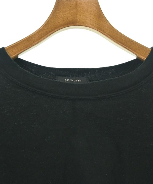 pas de calais（パドカレ）Tシャツ・カットソー 黒 サイズ:36(S位) レディース/2200681260054