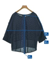 pas de calais（パドカレ）ブラウス 紺 サイズ:36(S位) レディース/2200681260078
