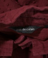 pas de calais（パドカレ）ブラウス 赤 サイズ:36(S位) レディース/2200691353098