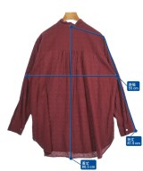pas de calais（パドカレ）ブラウス 赤 サイズ:36(S位) レディース/2200691353098