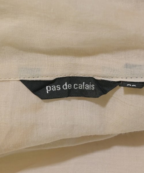 pas de calais（パドカレ）ブラウス ベージュ サイズ:36(S位) レディース/2200691353104
