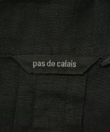 pas de calais（パドカレ）シャツワンピース 黒 サイズ:36(S位) レディース/2200698515031