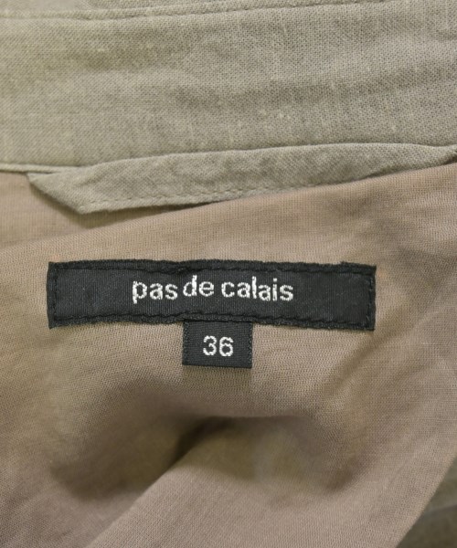 pas de calais（パドカレ）カジュアルシャツ 茶 サイズ:36(S位) レディース/2200701798055