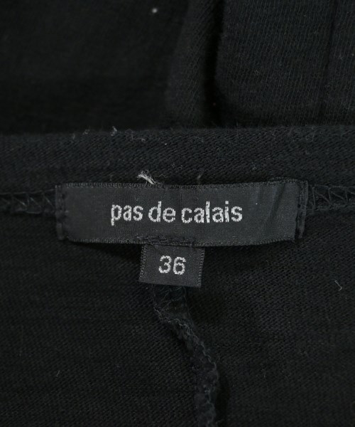 pas de calais（パドカレ）Tシャツ・カットソー 黒 サイズ:36(S位) レディース/2200654823026