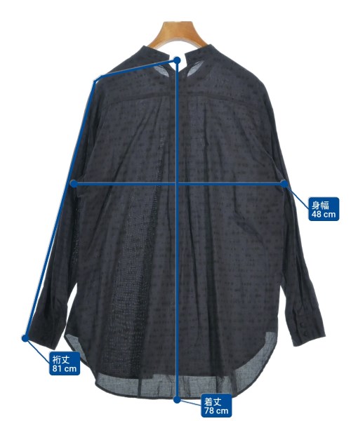 pas de calais（パドカレ）ブラウス 黒 サイズ:36(S位) レディース/2200654823033