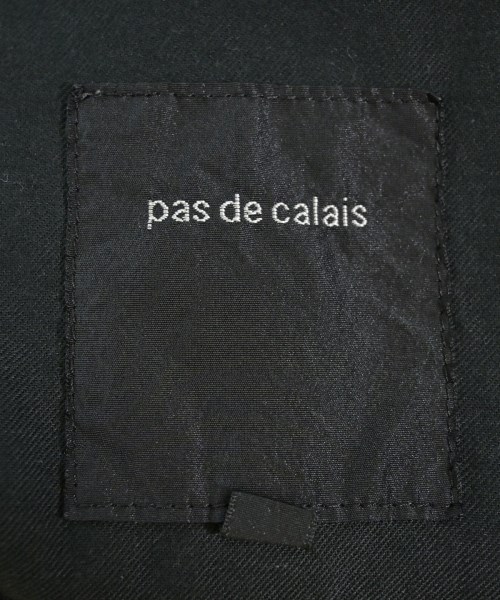 pas de calais（パドカレ）カジュアルジャケット 黒 サイズ:36(S位) レディース/2200707562032