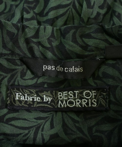 pas de calais（パドカレ）ブラウス 緑 サイズ:34(XS位) レディース/2200707562131