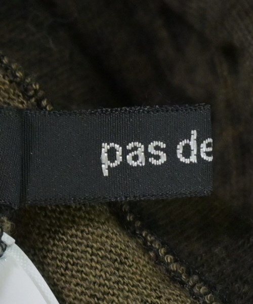 pas de calais（パドカレ）Tシャツ・カットソー 茶 サイズ:36(S位) レディース/2200716920083