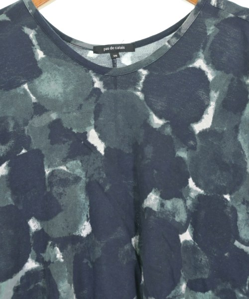 pas de calais（パドカレ）Tシャツ・カットソー 紺 サイズ:36(S位) レディース/2200716920144
