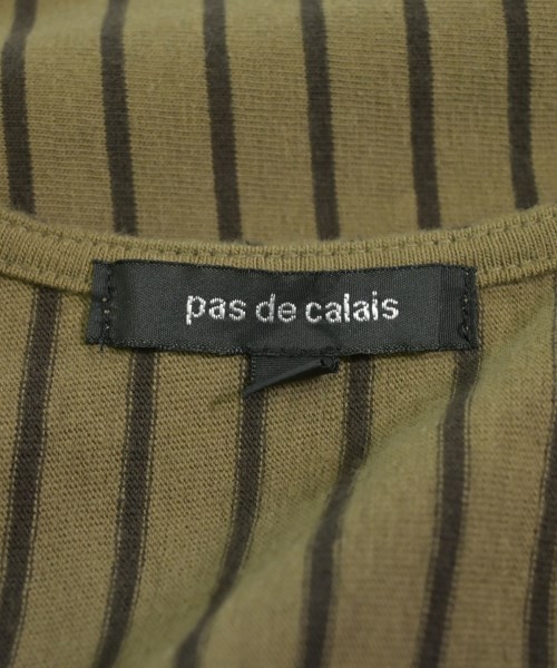 pas de calais（パドカレ）Tシャツ・カットソー カーキ サイズ:36(S位) レディース/2200716920151