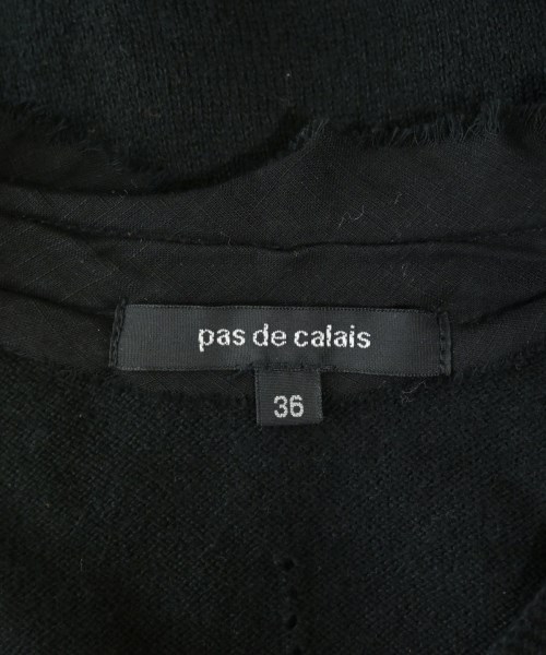 pas de calais（パドカレ）ニット・セーター 黒 サイズ:36(S位) レディース/2200715057094